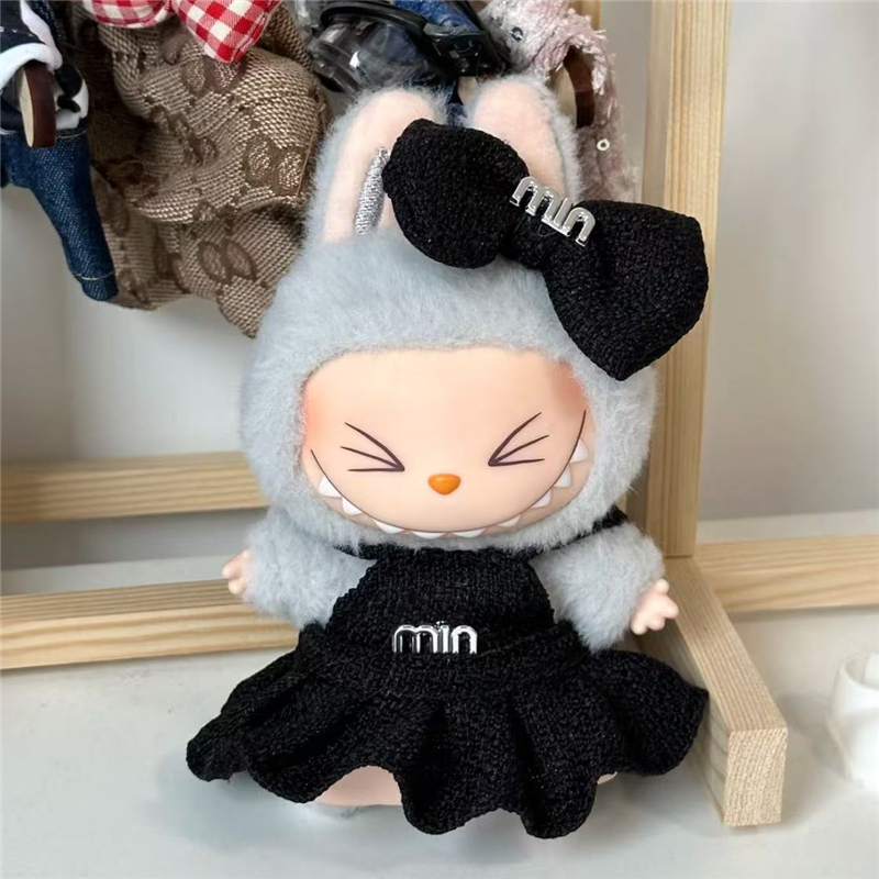 Baby Clothing Set - ชุดเสื้อผ้าสำหรับตุ๊กตา Labubu ขนาด 15-17 ซม. สไตล์เกาหลี