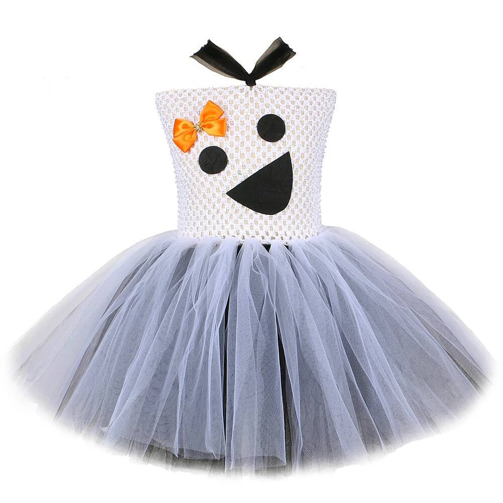 Baby Clothing Girls - สีขาวสีดำ Ghost Tutu ชุดสำหรับเด็กทารกฮาโลวีนเครื่องแต่งกายสำหรับเด็กสาวแฟนซีชุดเด็ก Carnival Party