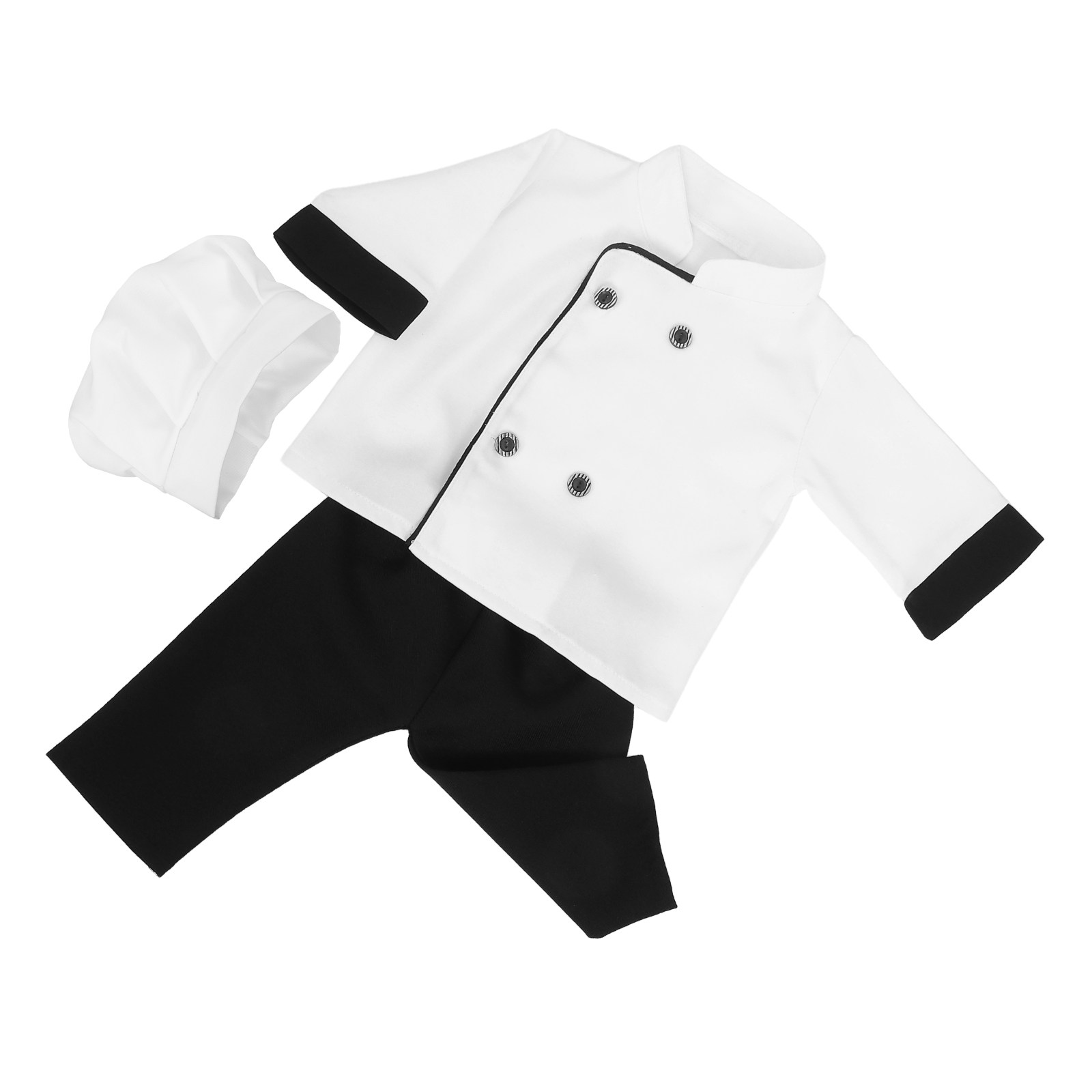 Baby Clothing Set - ชุดเชฟสำหรับทารก 1 ชุด สำหรับถ่ายภาพเด็กแรกเกิด ชุดถ่ายภาพที่สวมใส่สบายและออกแบบมาอย่างเหมาะสม