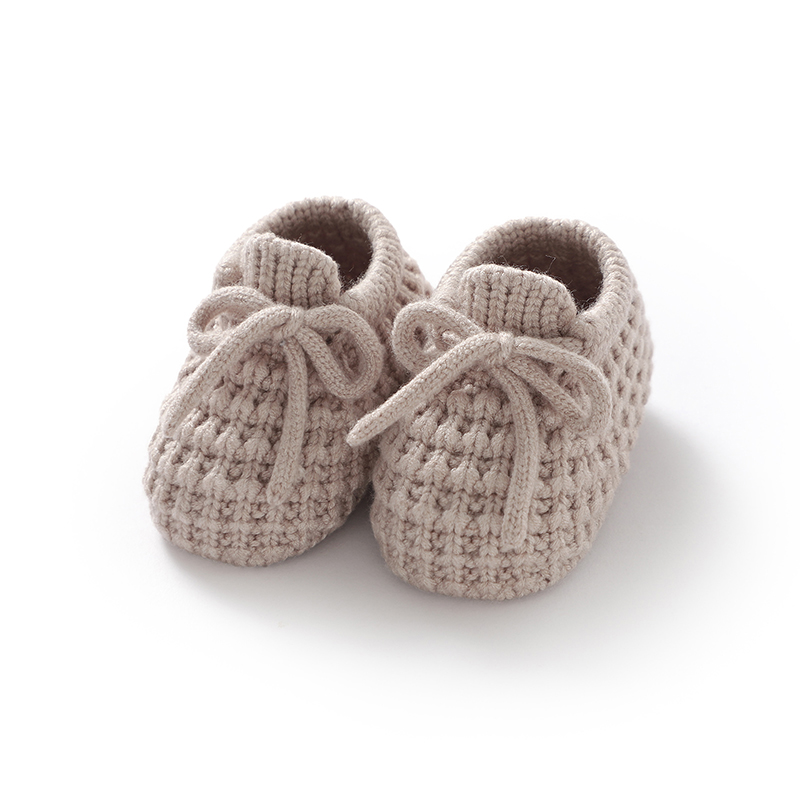 Baby Clothing Yarn - รองเท้าเด็กทารกแรกเกิดถักเด็กทารกสาวผ้าปูที่นอนรองเท้า 0-18M แฟชั่นผ้าพันคอเด็กวัยหัดเดินเด็กรองเท้าเสื้อผ้าอุปกรณ์เสริม
