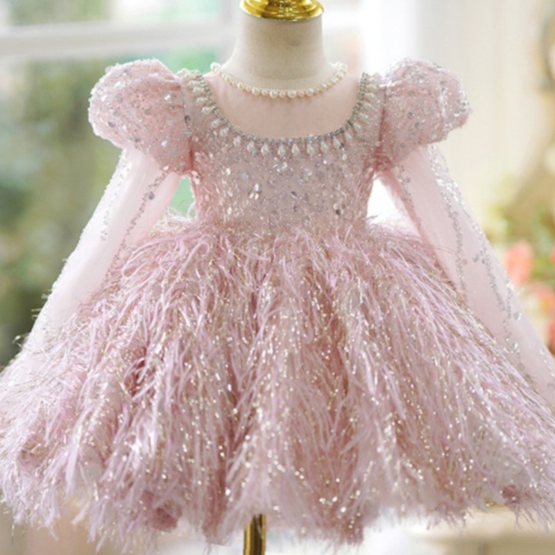 แฟชั่นเด็กสาวเจ้าหญิงSequins F - Baby Clothing Girls บทวิจารณ์และราคา