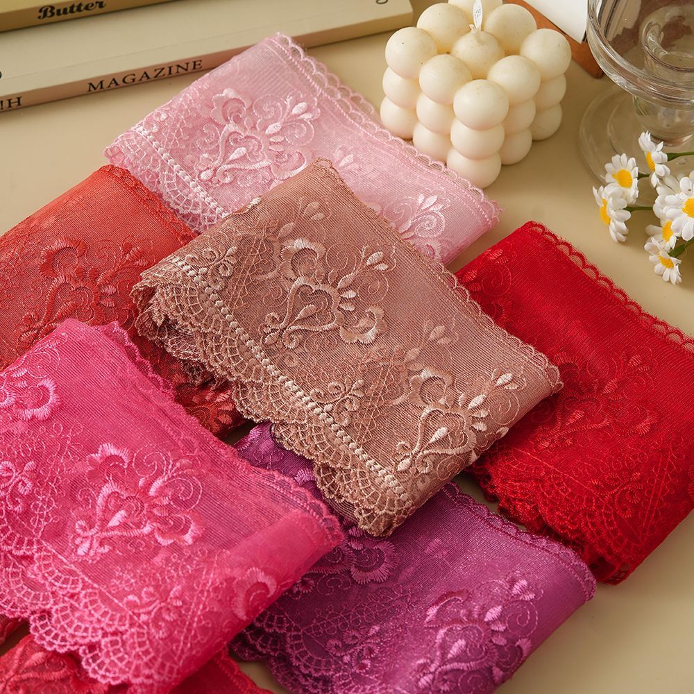 ลูกไม้ตาข่ายปักลายสีขนาด 11 ซม - Baby Clothing Embroidery บทวิจารณ์และราคา