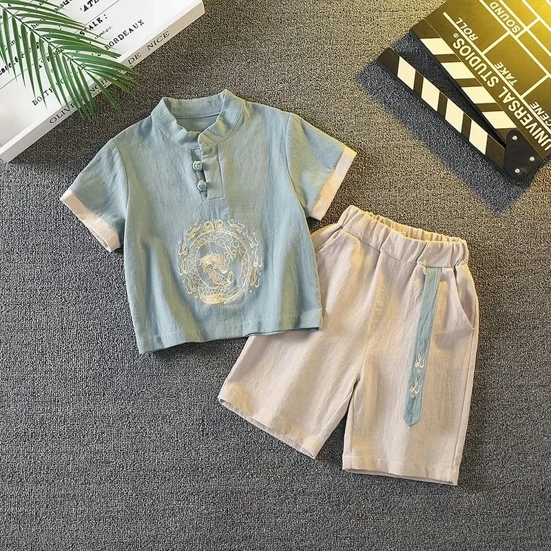 เสื้อผ้าเด็กแบบดั้งเดิมแขนสั้น - Baby Clothing Embroidery บทวิจารณ์และราคา