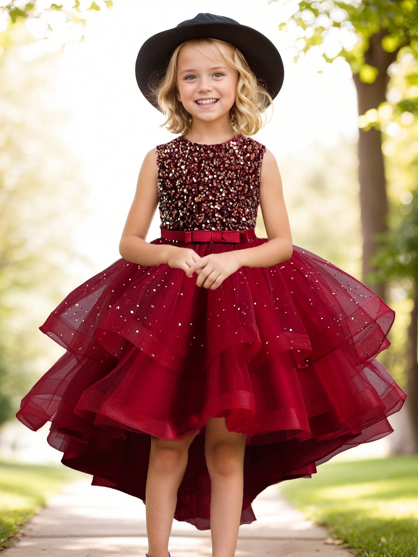 ชุดเดรสเด็กผู้หญิงลายดอกไม้ประ - Baby Clothing Girls บทวิจารณ์และราคา