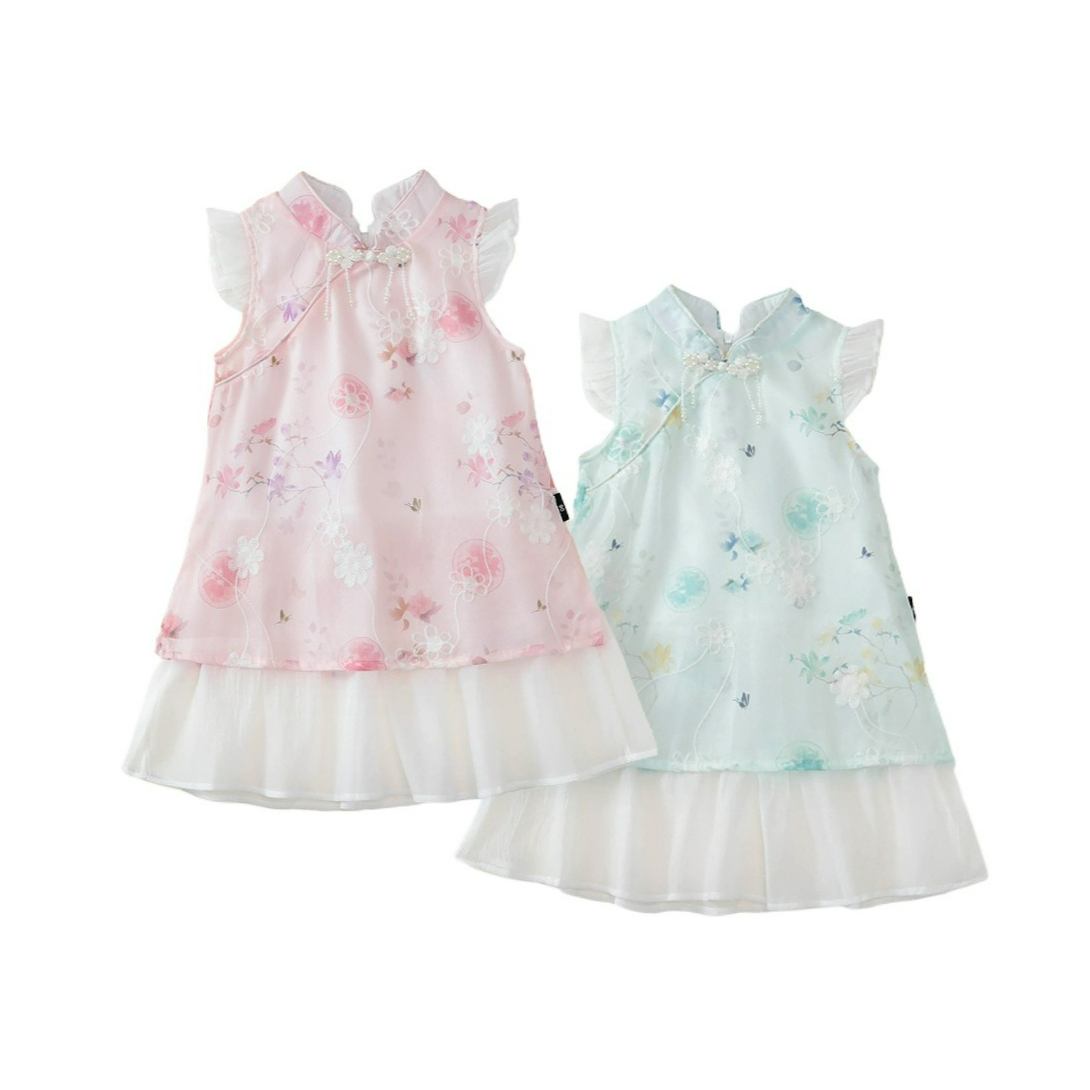 ชุดกี่เพ้าสไตล์จีนใหม่สำหรับเด - Baby Clothing Yarn บทวิจารณ์และราคา