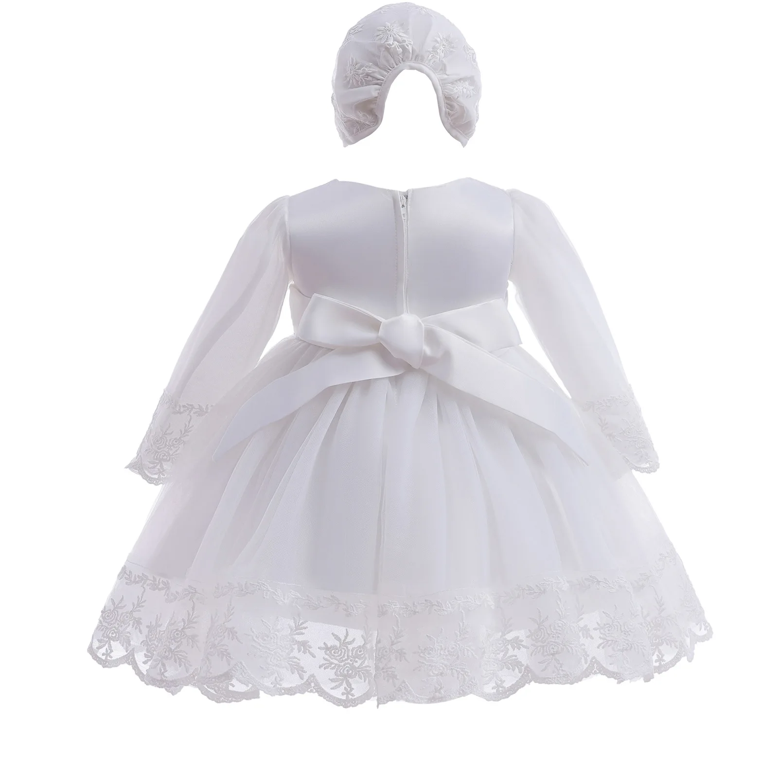 ชุดเดรสเด็กผู้หญิงสีขาวปักลายส - Baby Clothing Yarn บทวิจารณ์และราคา