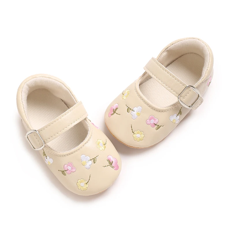 เด็กทารก Mary Jane Flats PU หน - Baby Clothing Embroidery บทวิจารณ์และราคา