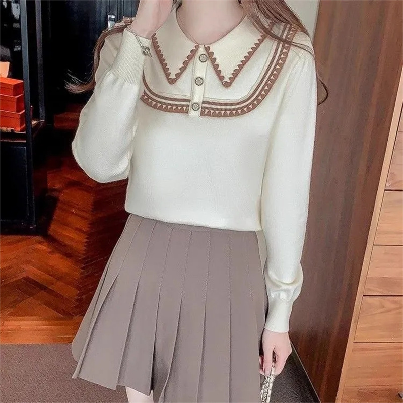 เสื้อสเวตเตอร์ถักไหมพรมแฟชั่นใ - Baby Clothing Yarn บทวิจารณ์และราคา