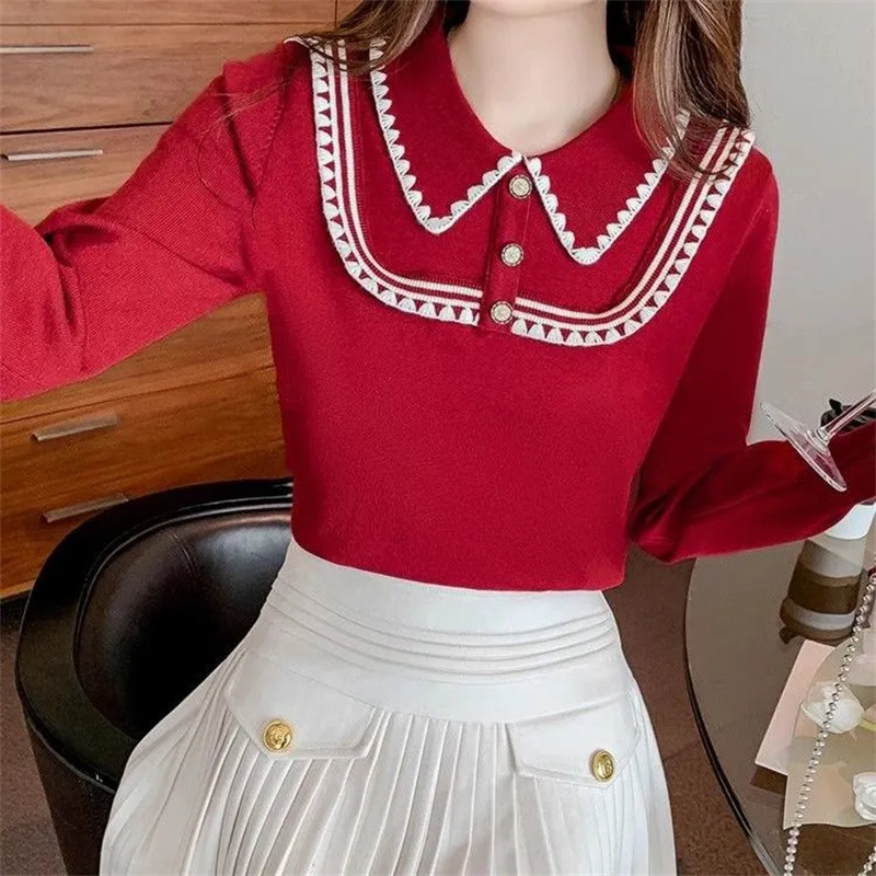 เสื้อสเวตเตอร์ถักไหมพรมแฟชั่นใ - Baby Clothing Yarn บทวิจารณ์และราคา