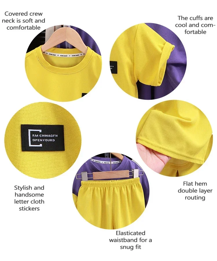 ชุดเสื้อยืดและกางเกงขาสั้นลายพ - Baby Clothing Set บทวิจารณ์และราคา