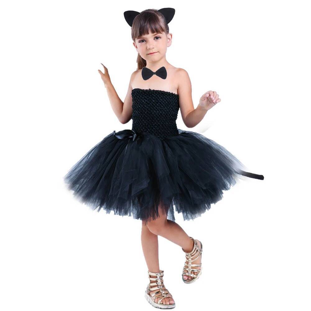 ชุดเดรสกระโปรงบัลเล่ต์แมวดำน่า - Baby Clothing Girls บทวิจารณ์และราคา